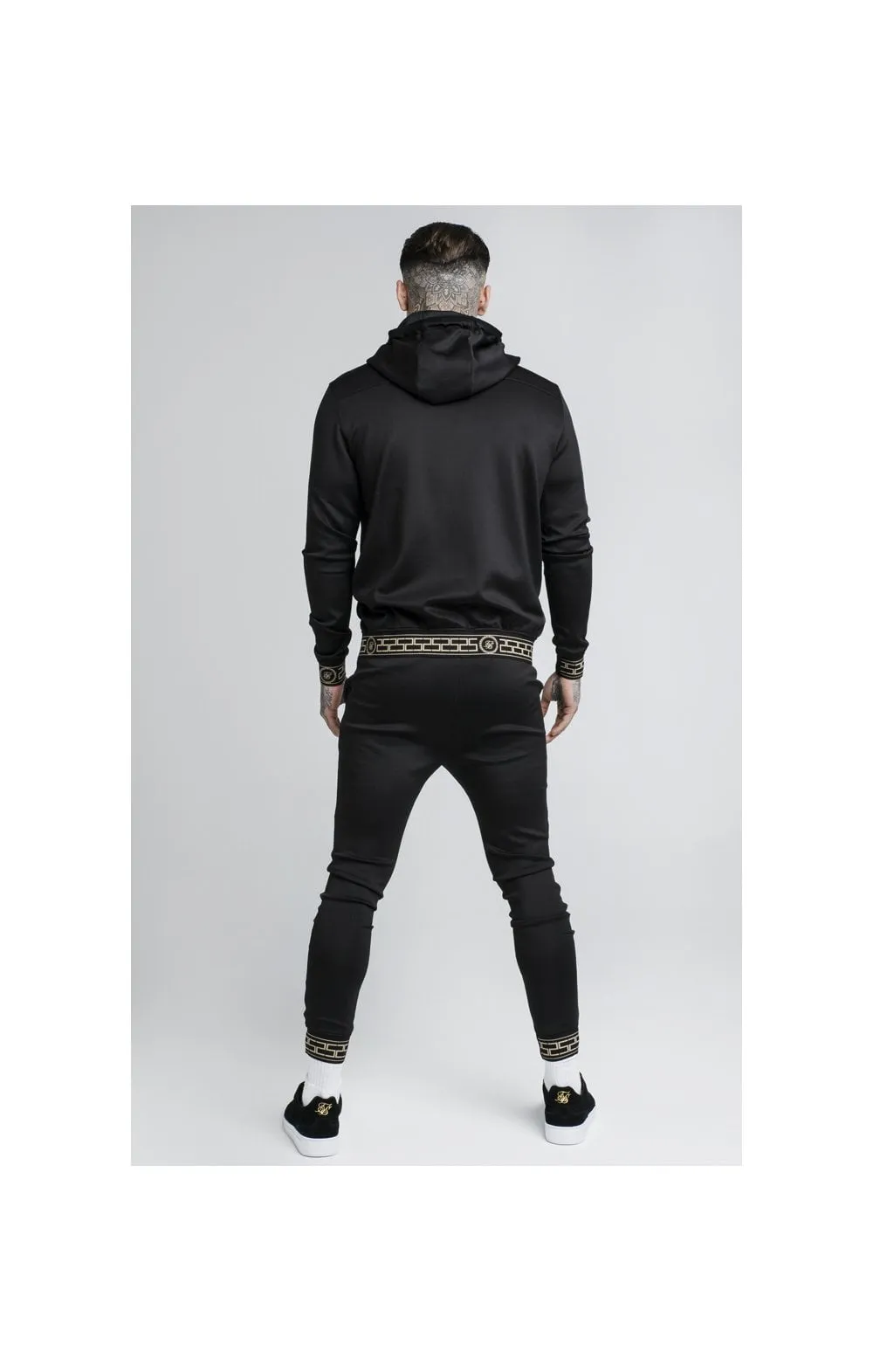 SikSilk Cartel Agility Zip Through Track Top – Black sold by Siksilk product image thumbnail 4