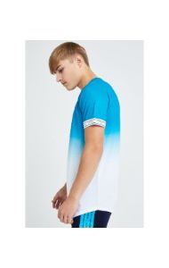 Illusive London Flux Tech Tee - Blue & White sold by Siksilk