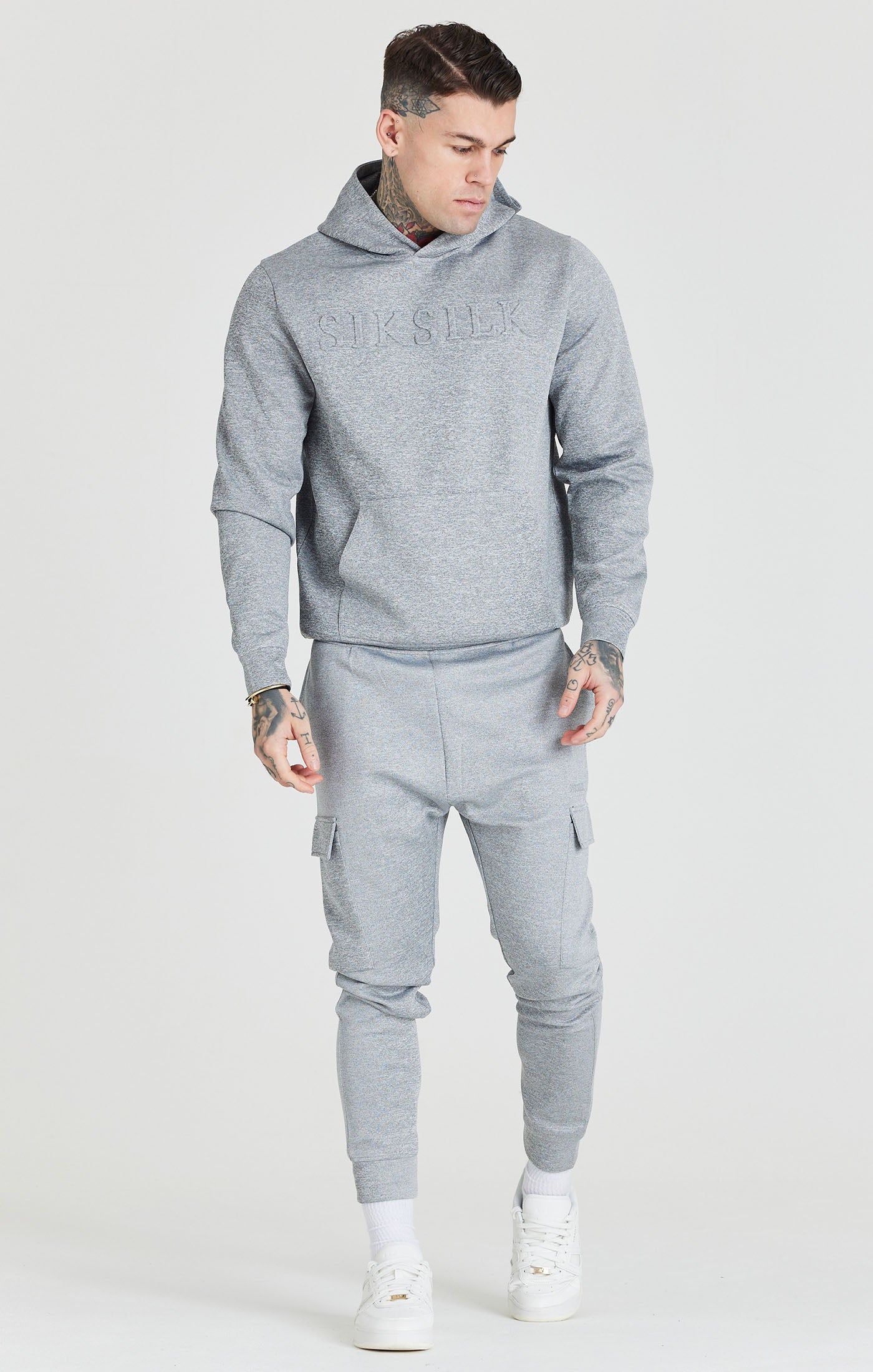 Grey Foundation Oversized Hoodie sold by Siksilk product image thumbnail 3