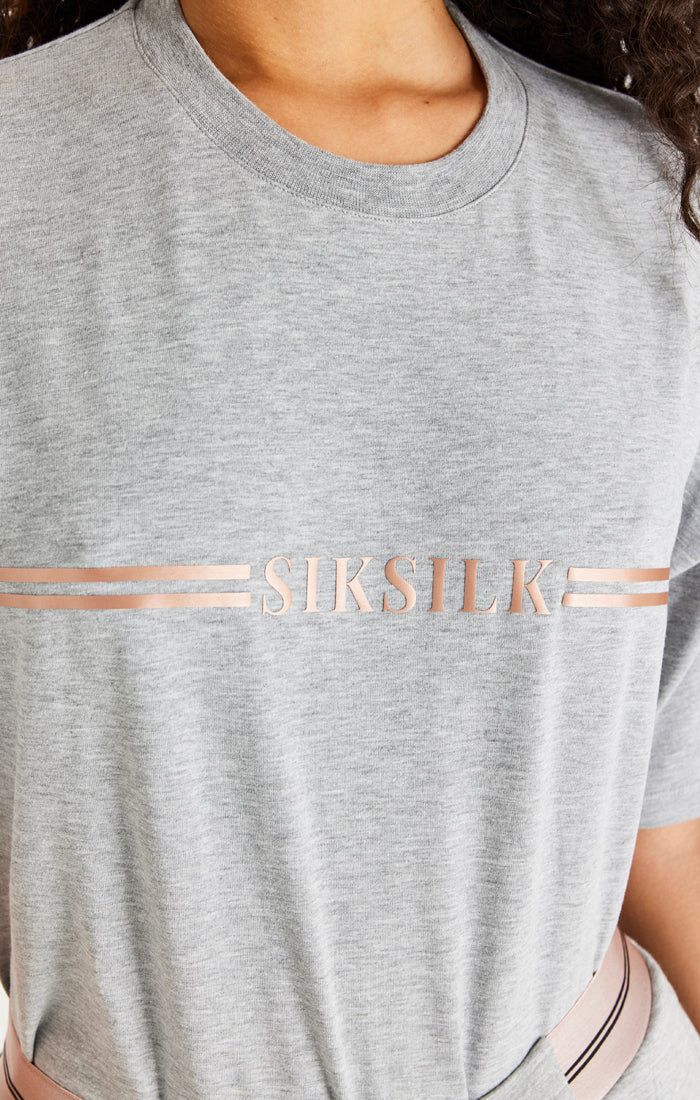 Grey Marl Box T-Shirt sold by Siksilk product image thumbnail 3