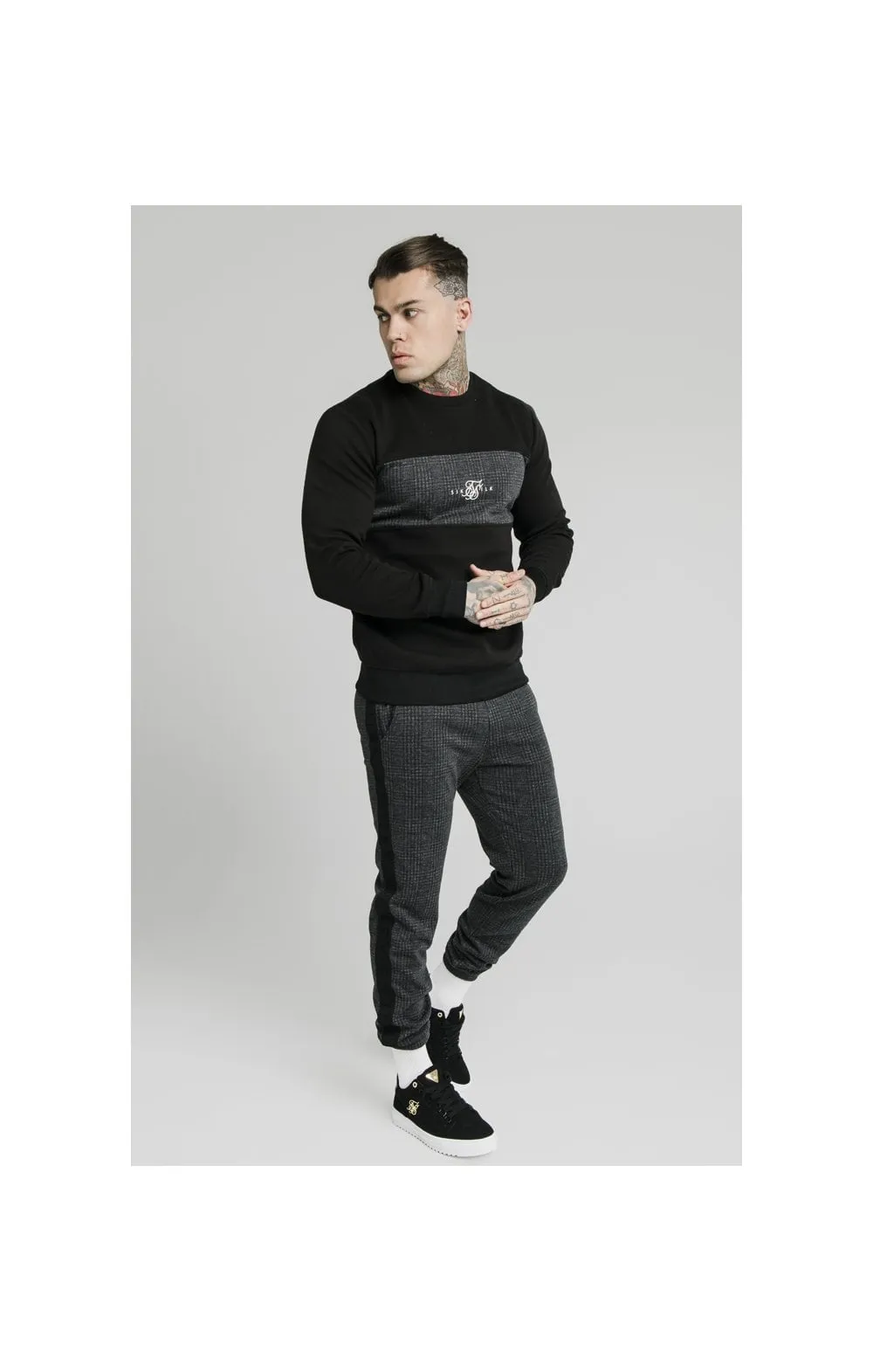 SikSilk Crew Sweater - Grey sold by Siksilk product image thumbnail 5