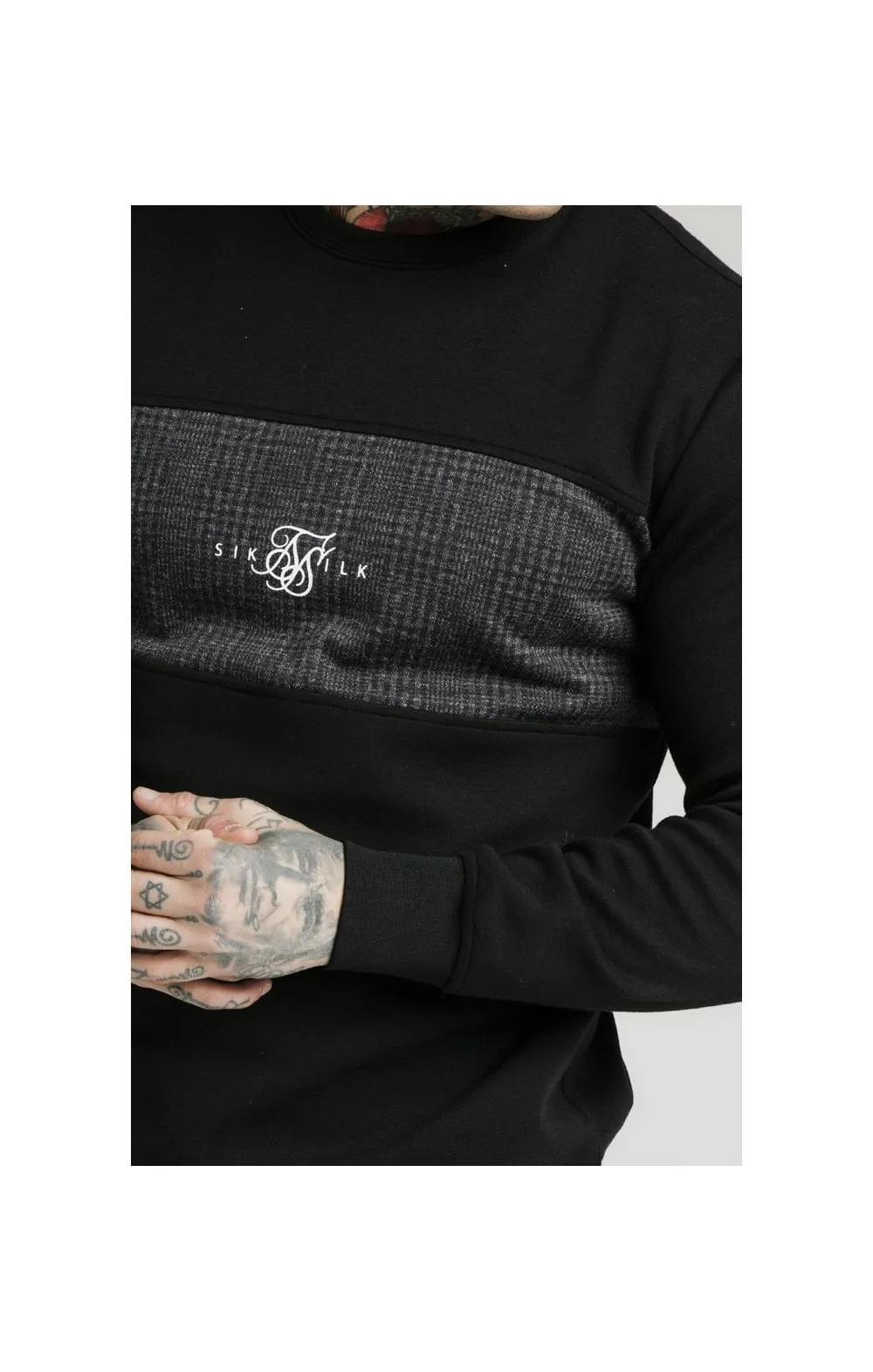 SikSilk Crew Sweater - Grey sold by Siksilk product image thumbnail 2