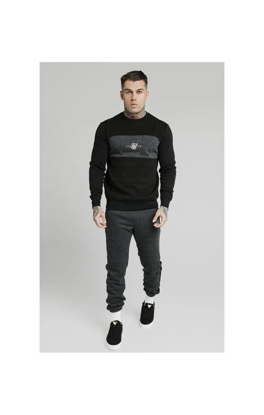 SikSilk Crew Sweater - Grey sold by Siksilk product image thumbnail 4