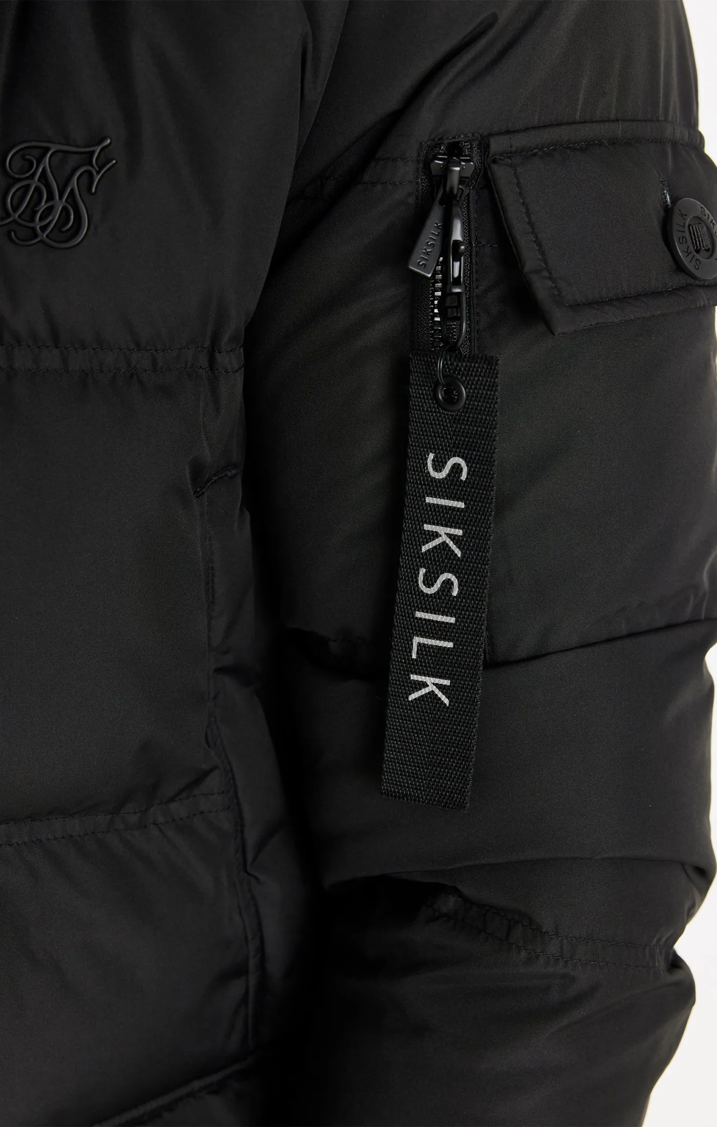 Black Arctic Parka sold by Siksilk product image thumbnail 2