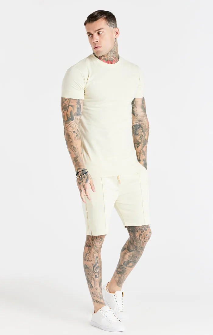 Ecru Smart Muscle Fit T-Shirt sold by Siksilk product image thumbnail 5