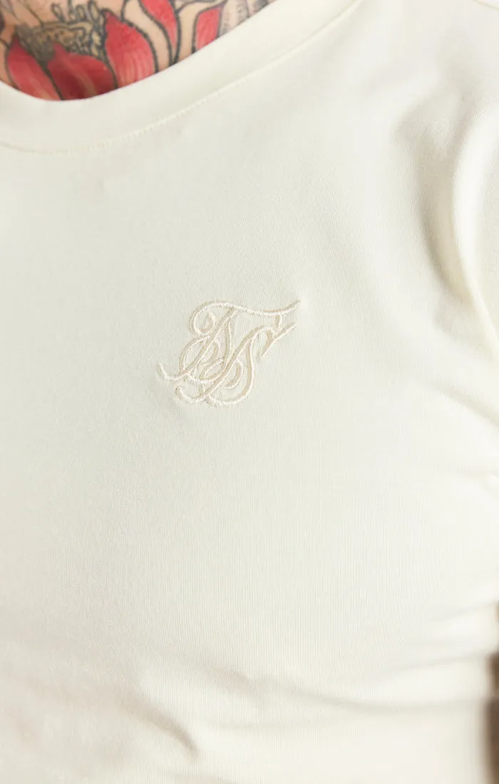 Ecru Smart Muscle Fit T-Shirt sold by Siksilk product image thumbnail 2