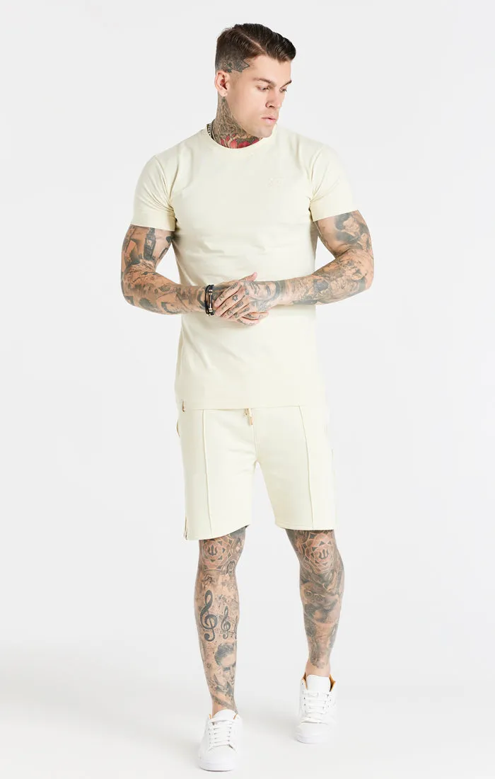 Ecru Smart Muscle Fit T-Shirt sold by Siksilk product image thumbnail 3