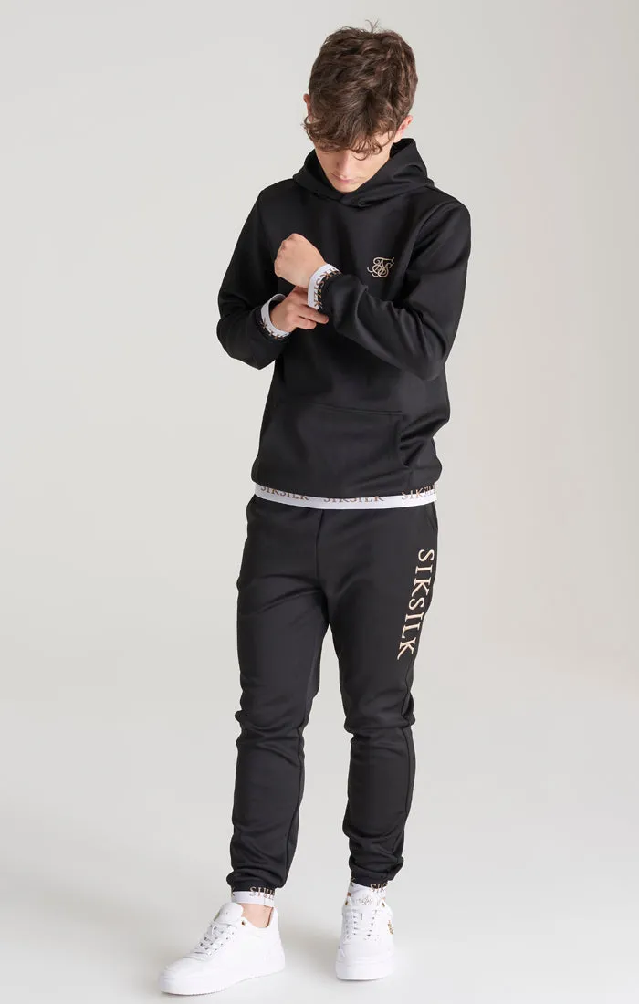 Boys Black Taped Jogger sold by Siksilk
