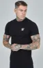 Black Essential Short Sleeve Muscle Fit T-Shirt sold by Siksilk