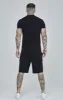 Black Essential Short Sleeve Muscle Fit T-Shirt sold by Siksilk