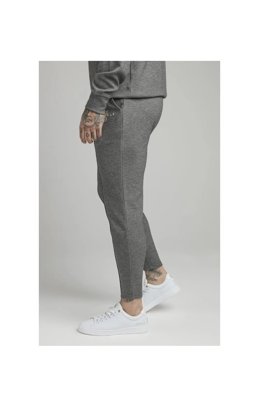 SikSilk Dual Logo Pant - Grey sold by Siksilk product image thumbnail 3