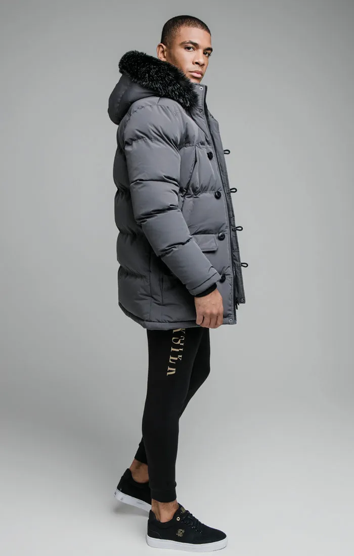 Grey Puff Parka sold by Siksilk product image thumbnail 5