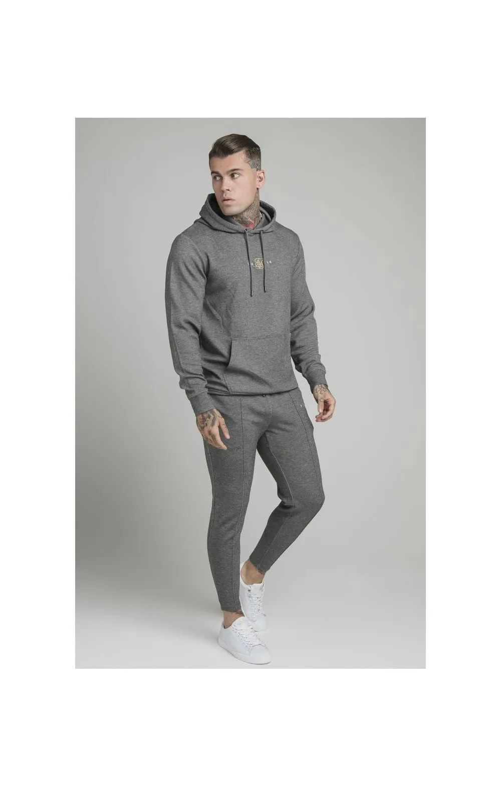 SikSilk Dual Logo Pant - Grey sold by Siksilk product image thumbnail 5