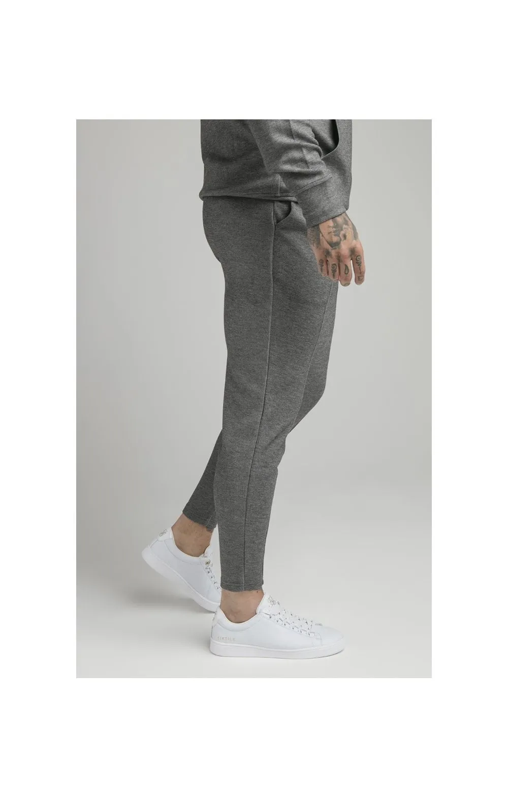 SikSilk Dual Logo Pant - Grey sold by Siksilk product image thumbnail 2