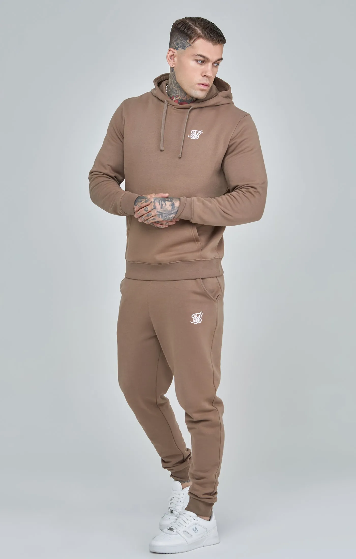 Brown Essential Overhead Hoodie sold by Siksilk product image thumbnail 2