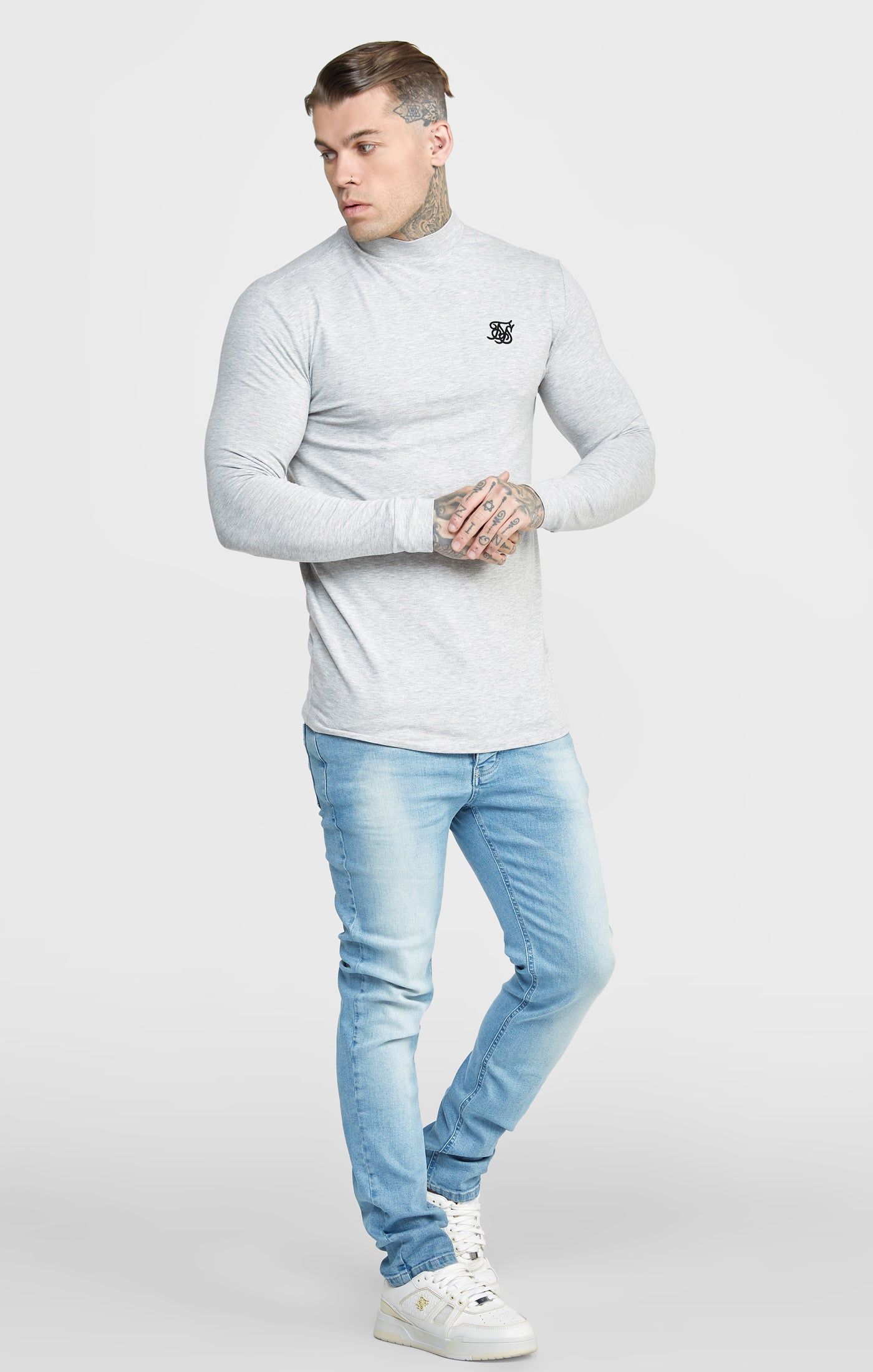 Blue Wash Slim Fit Denim sold by Siksilk product image thumbnail 6