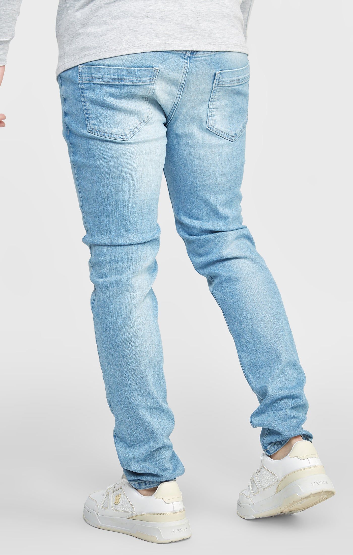 Blue Wash Slim Fit Denim sold by Siksilk product image thumbnail 4