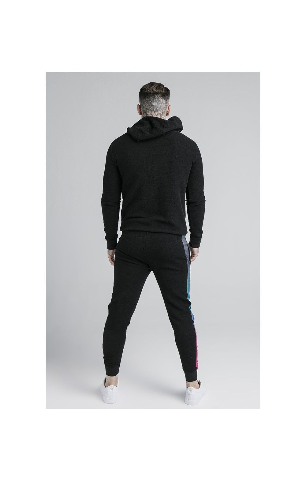 SikSilk Loop Back Fade Joggers - Black & Tri Neon sold by Siksilk product image thumbnail 5