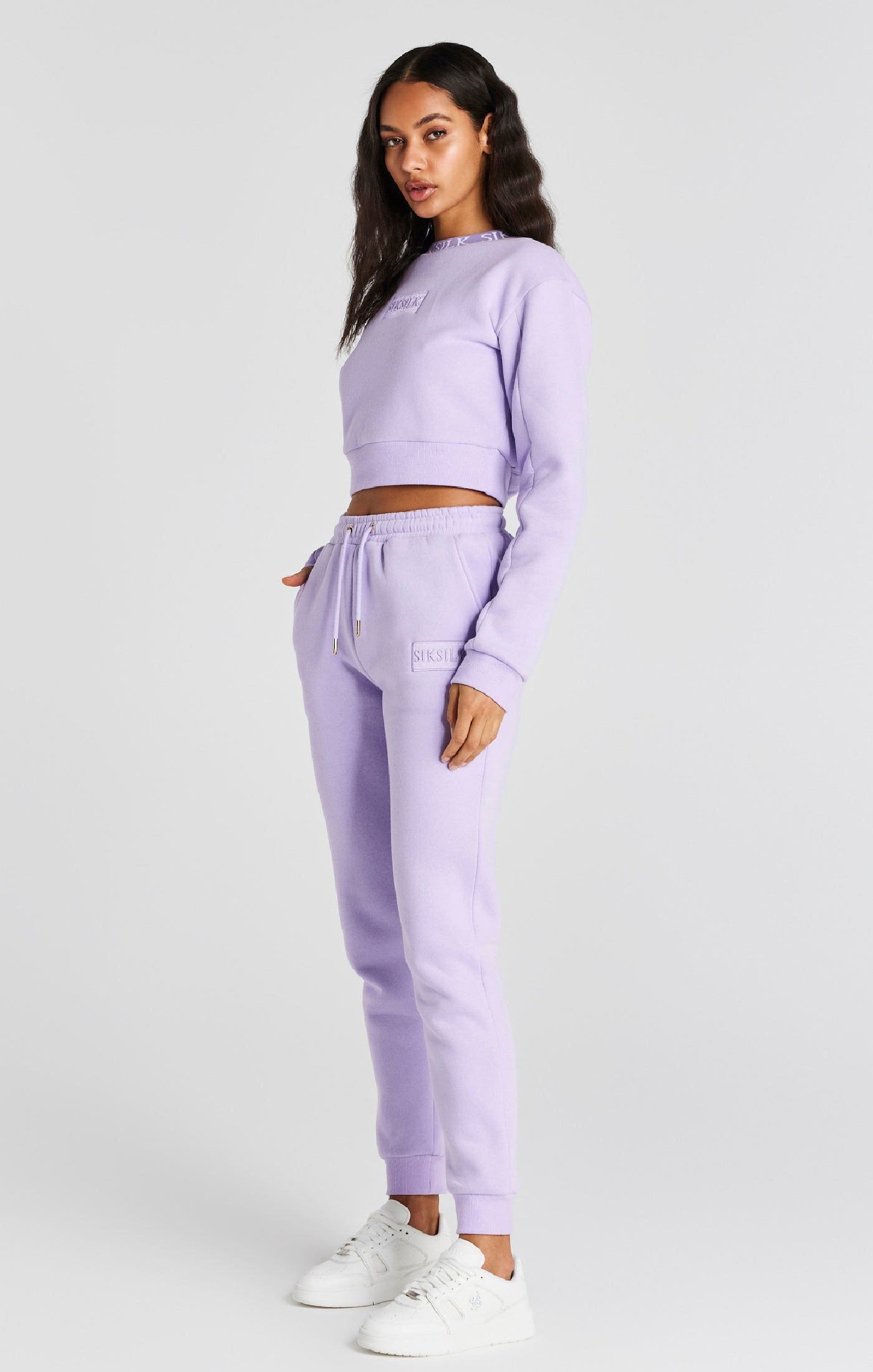 Lilac Crop Sweatshirt sold by Siksilk product image thumbnail 5