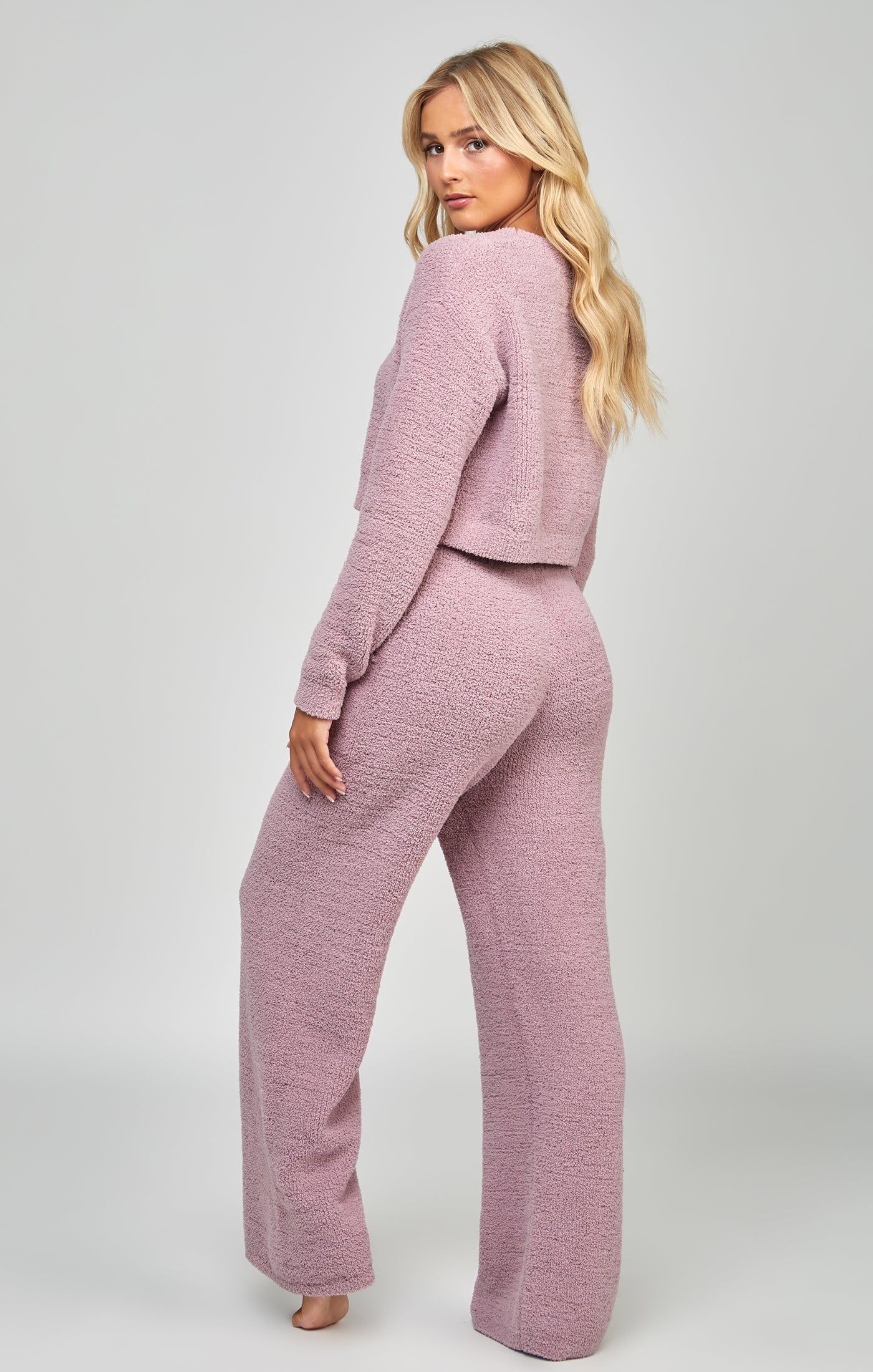 Lavender Wide Leg Lounge Pant sold by Siksilk product image thumbnail 5