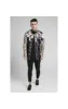 SikSilk Floral Baseball Jersey - Black sold by Siksilk