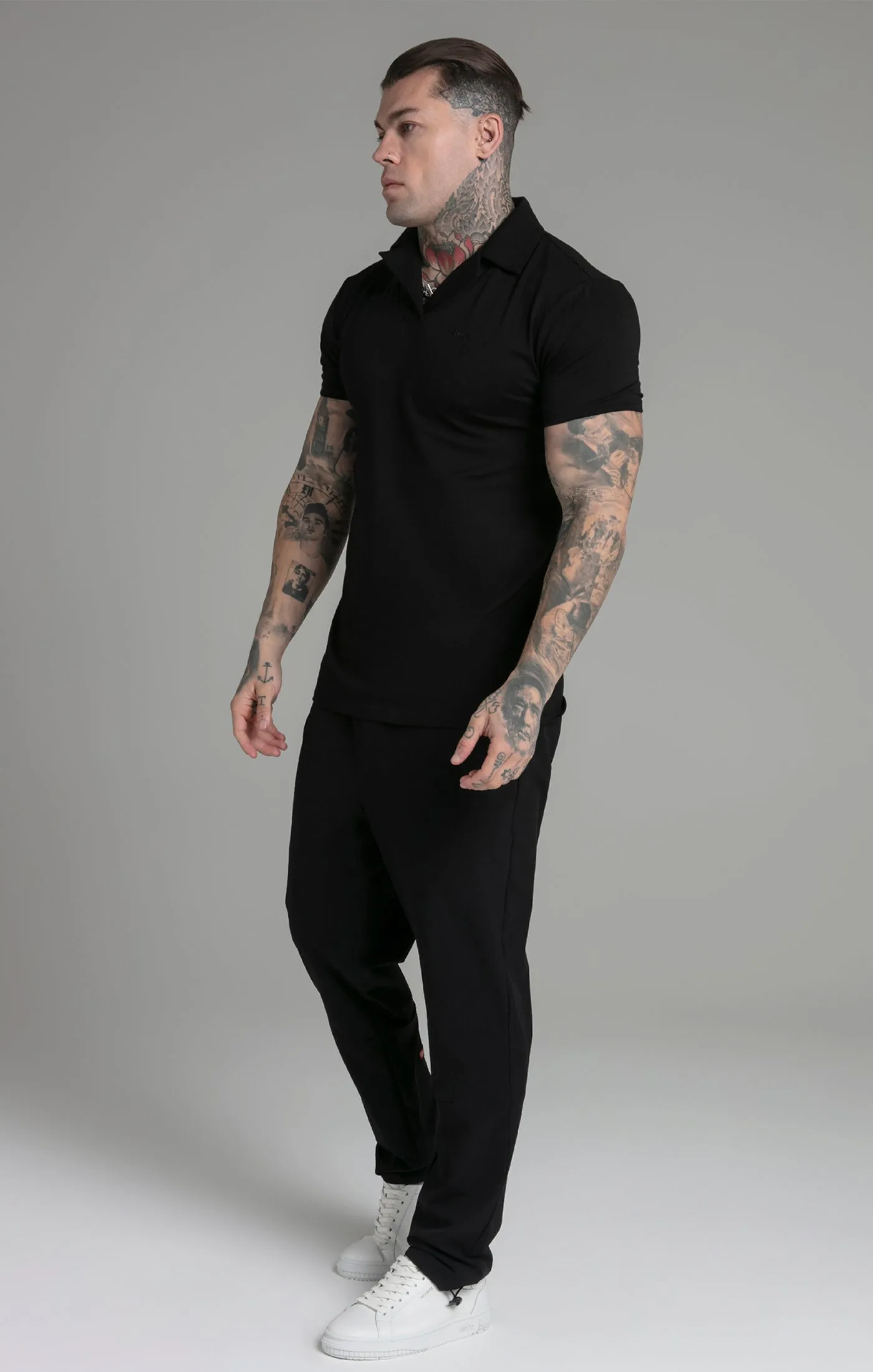 Black Smart Revere Polo sold by Siksilk product image thumbnail 4
