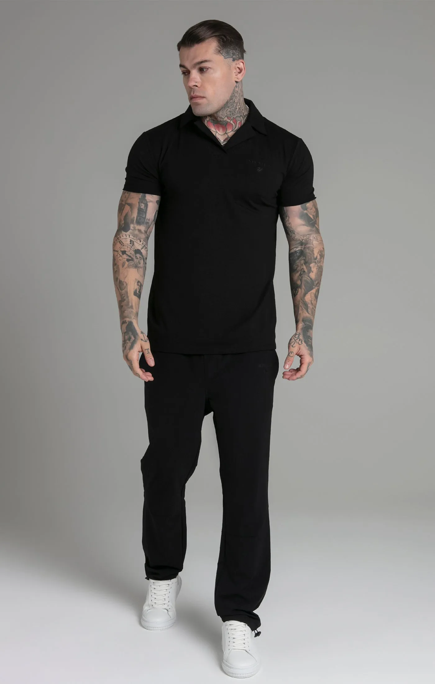 Black Smart Revere Polo sold by Siksilk product image thumbnail 2
