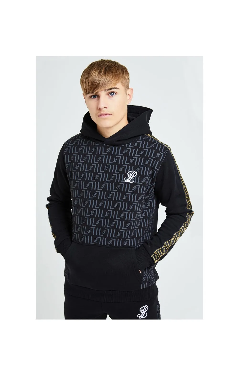 Illusive London Elite Overhead Hoodie - Black sold by Siksilk product image thumbnail 3
