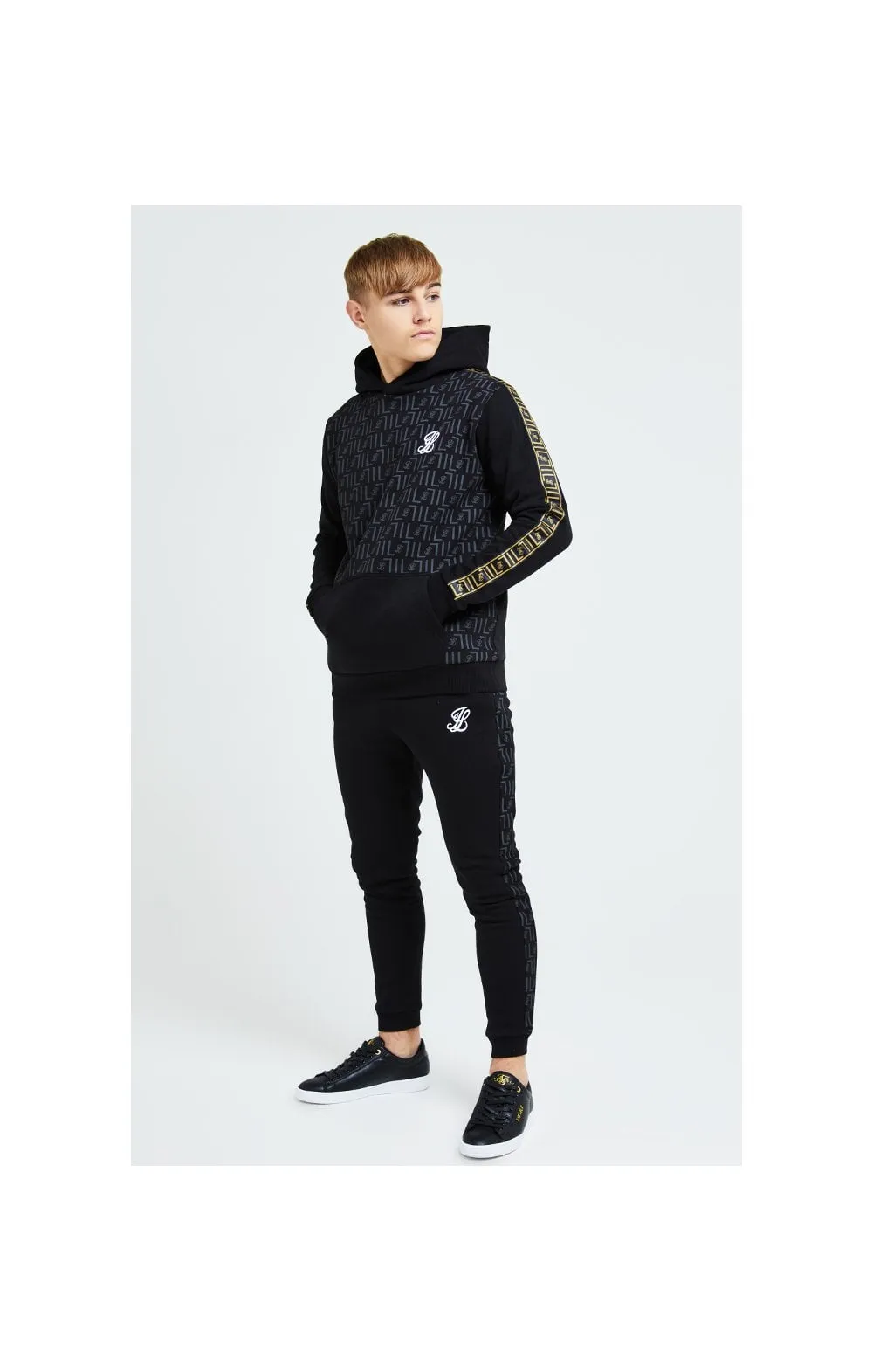 Illusive London Elite Overhead Hoodie - Black sold by Siksilk product image thumbnail 4