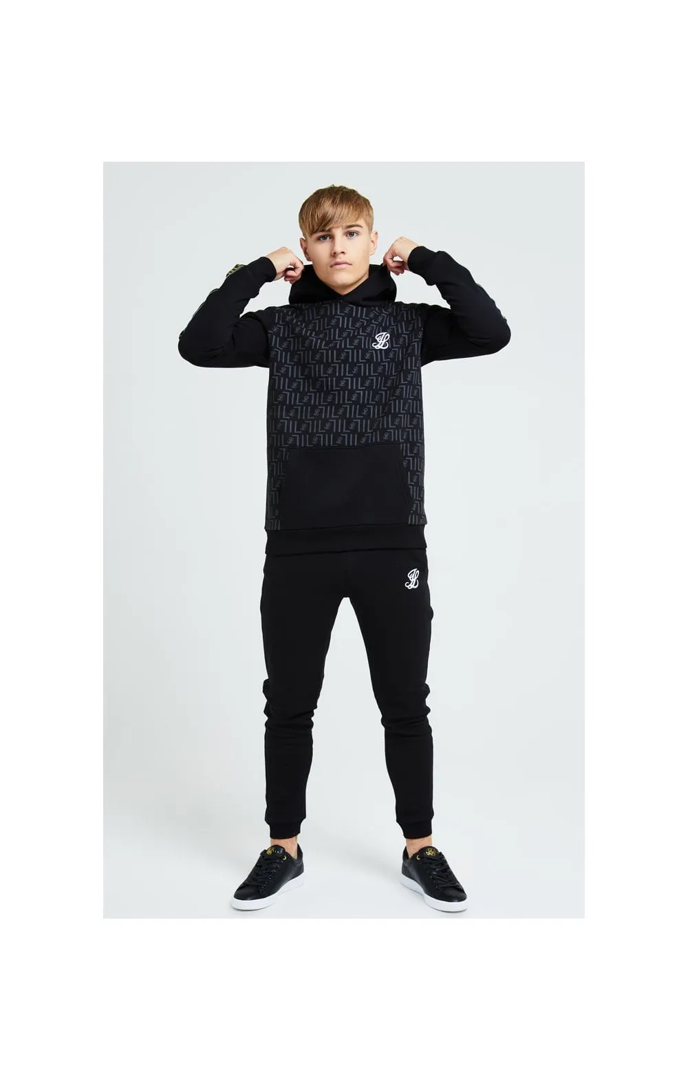 Illusive London Elite Overhead Hoodie - Black sold by Siksilk