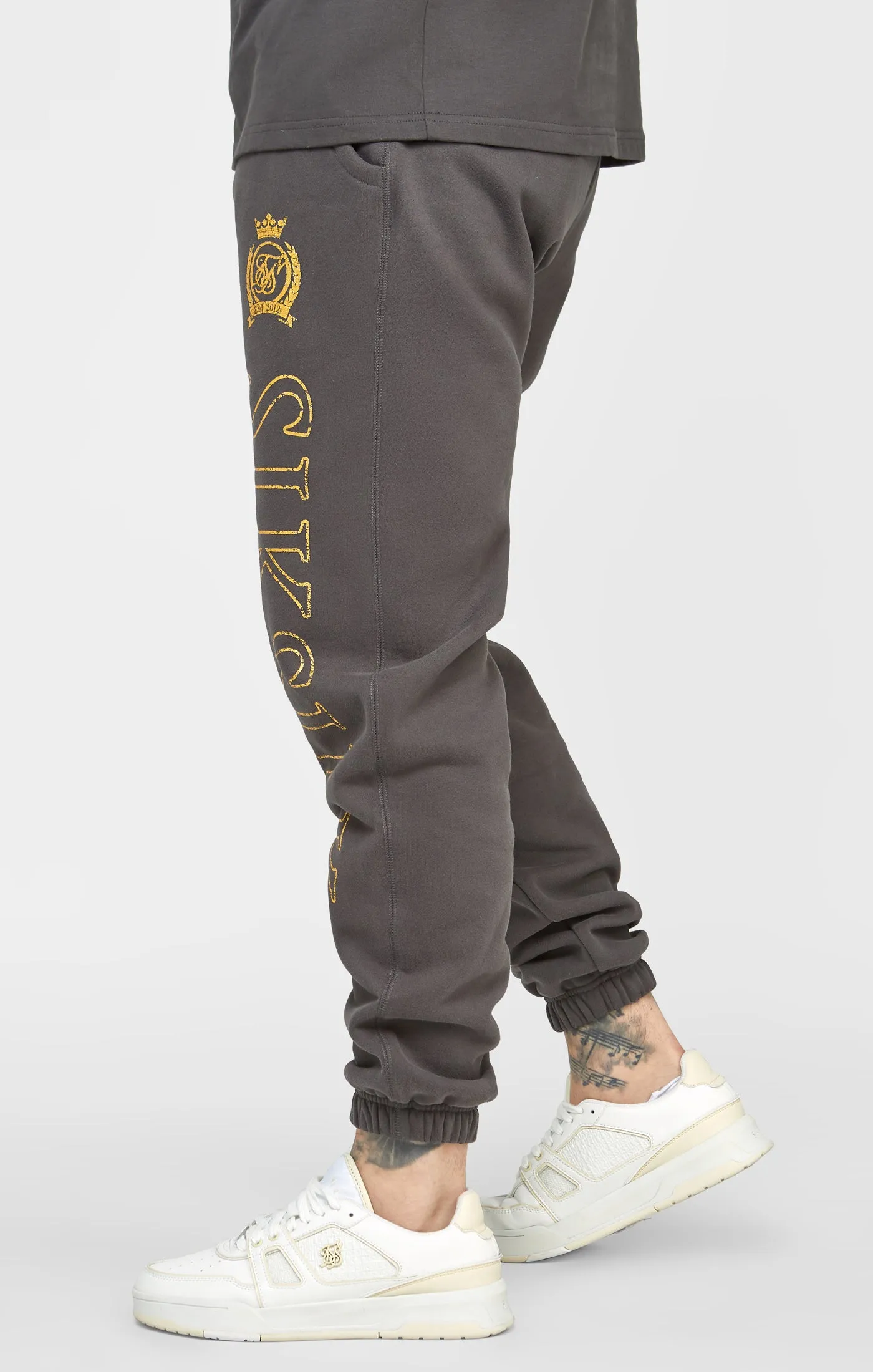 Black & Gold Relaxed Jogger sold by Siksilk product image thumbnail 2