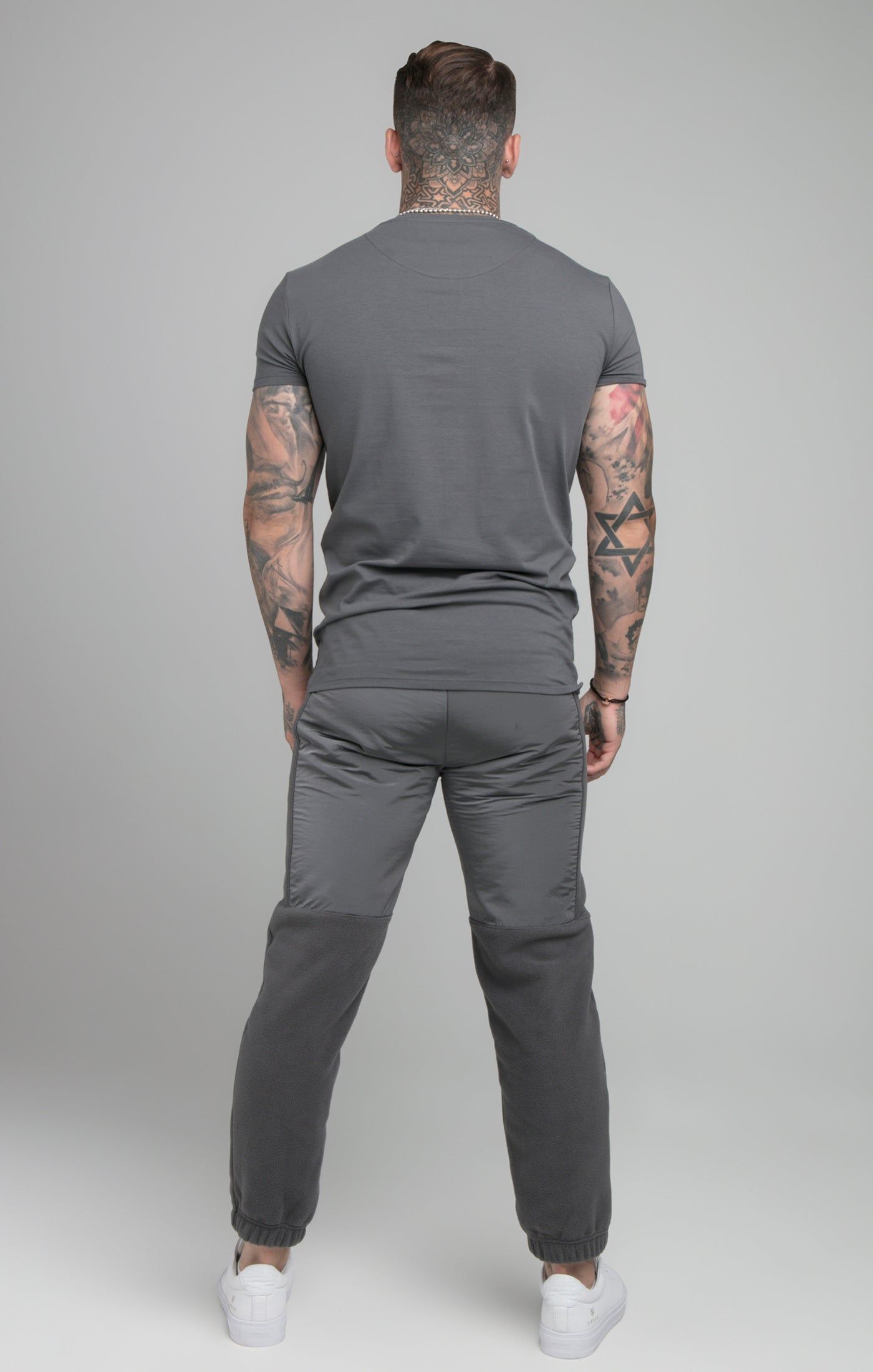 SikSilk Hybrid Pro Gym Tee - Dark Grey sold by Siksilk product image thumbnail 5