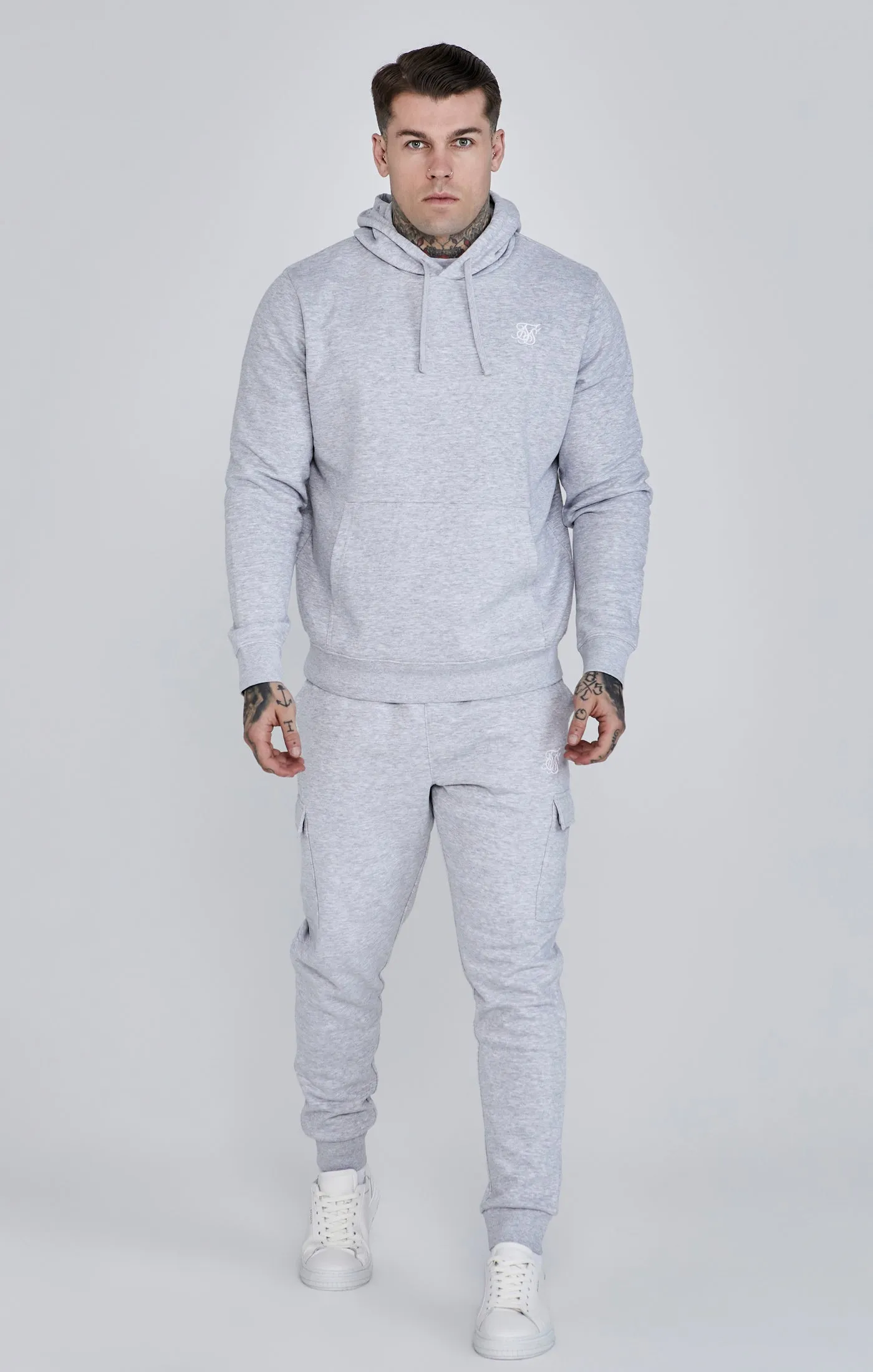Grey Essentials Cargo Joggers sold by Siksilk product image thumbnail 2