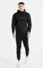 Black Panelled Jogger sold by Siksilk