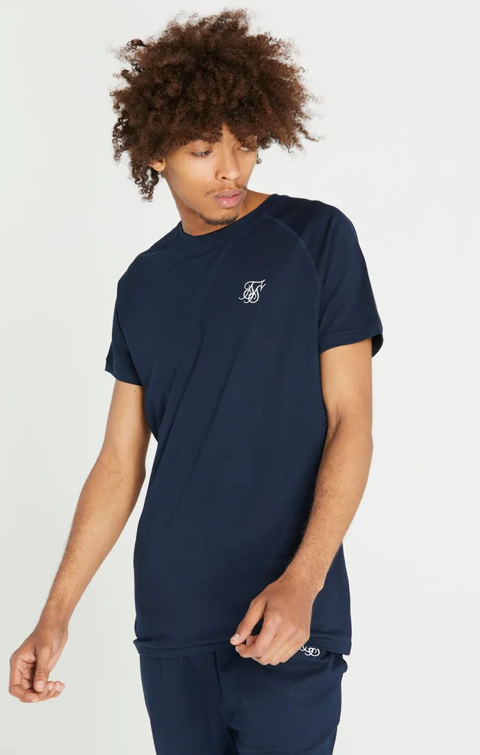 Navy T-Shirt And Short Twin Set sold by Siksilk product image thumbnail 3
