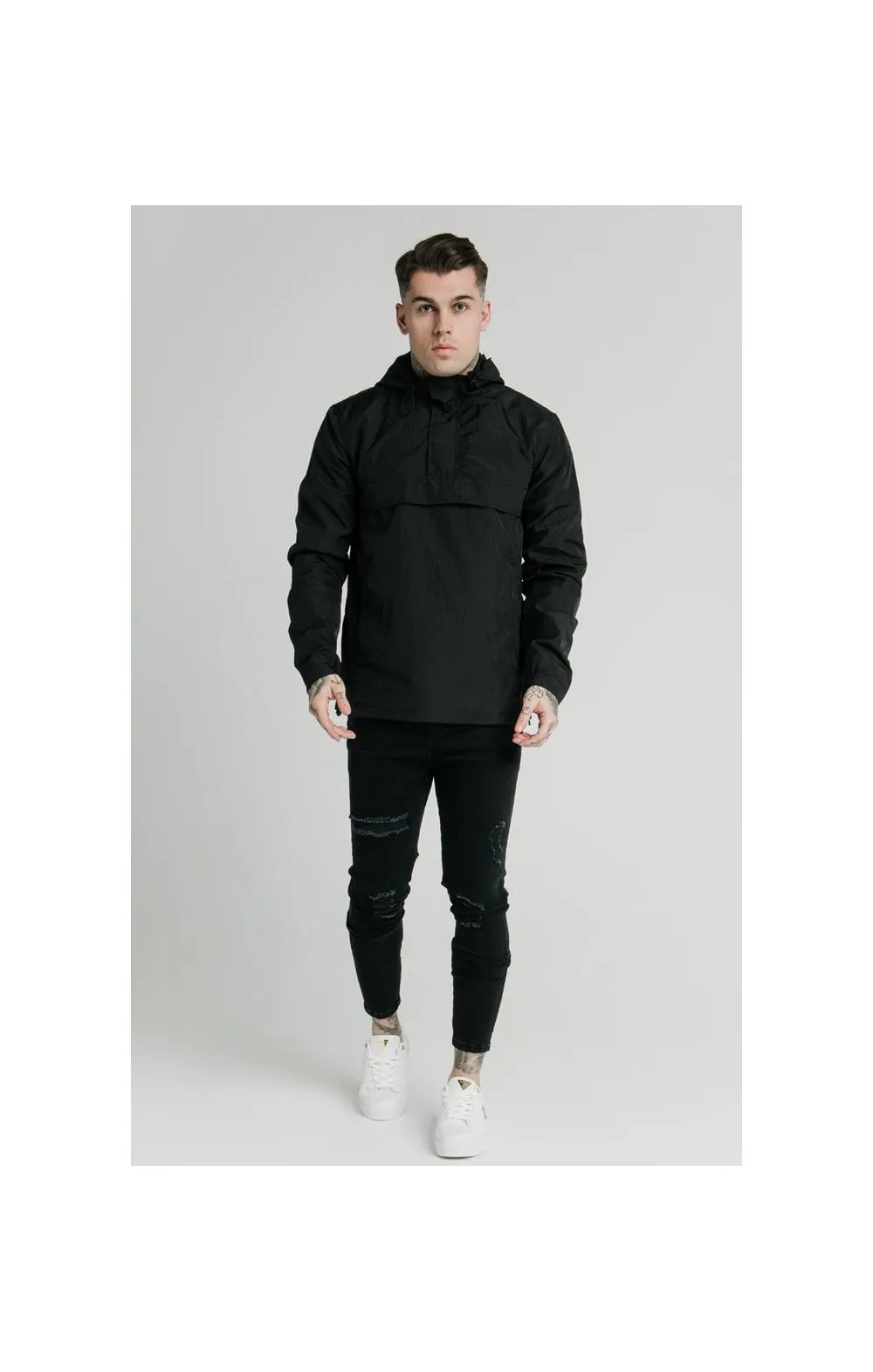 SikSilk Energy Overhead Windbreaker - Black sold by Siksilk product image thumbnail 4