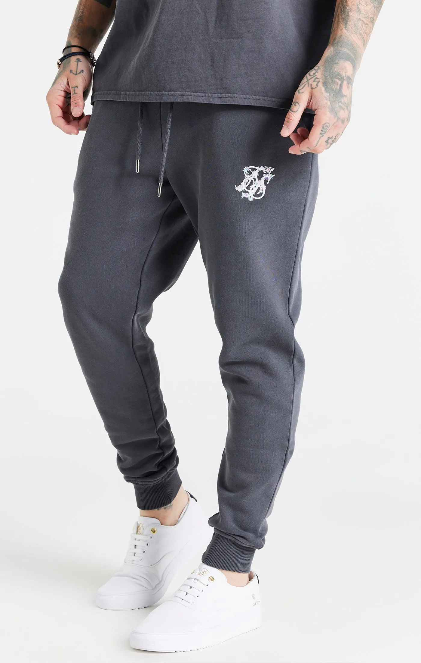 Grey Acid Toggle Jogger sold by Siksilk