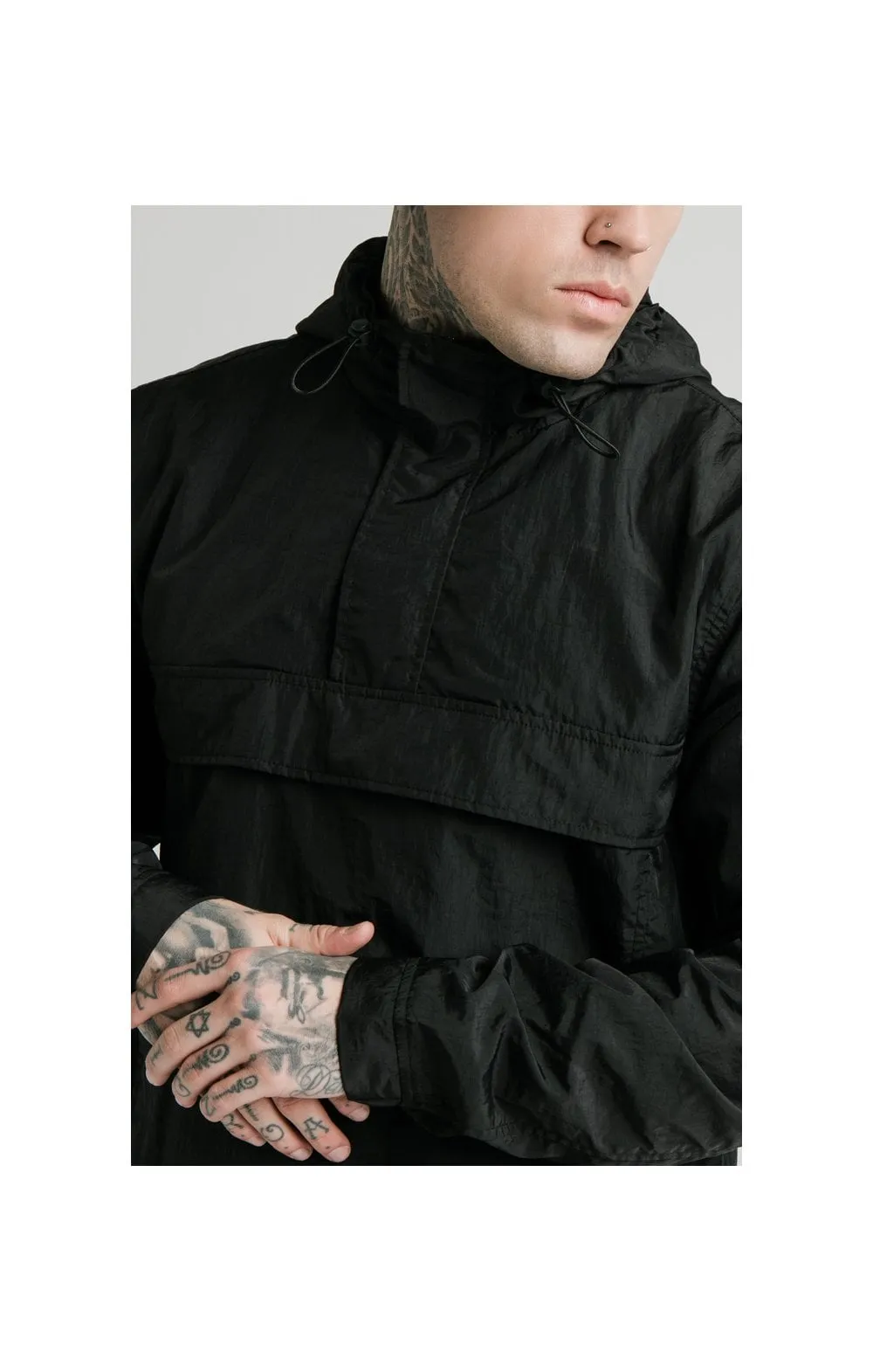 SikSilk Energy Overhead Windbreaker - Black sold by Siksilk product image thumbnail 2