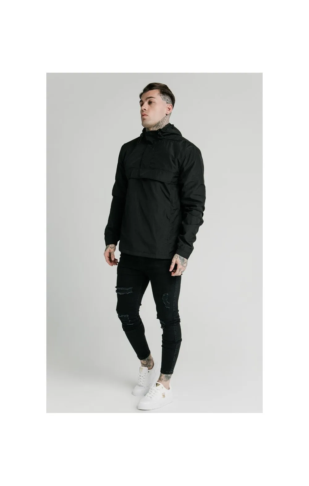 SikSilk Energy Overhead Windbreaker - Black sold by Siksilk product image thumbnail 3