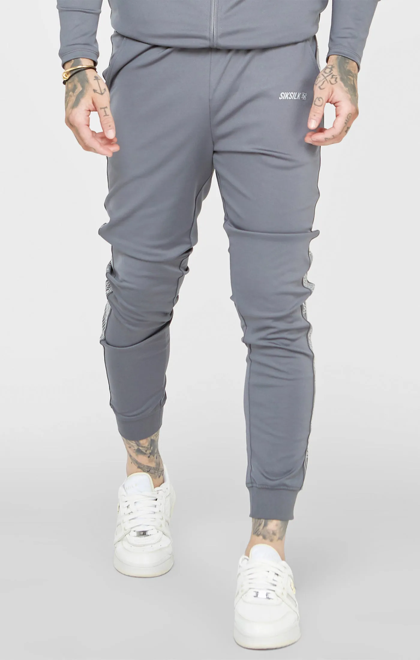 Grey Sports Cuffed Pant sold by Siksilk product image thumbnail 2