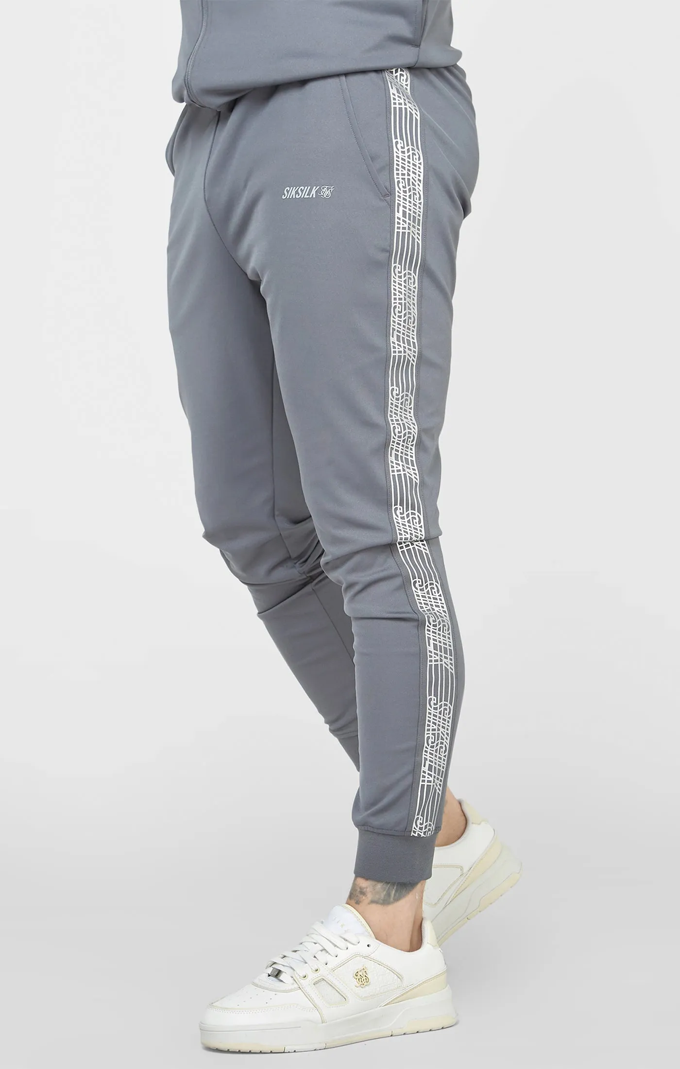 Grey Sports Cuffed Pant sold by Siksilk