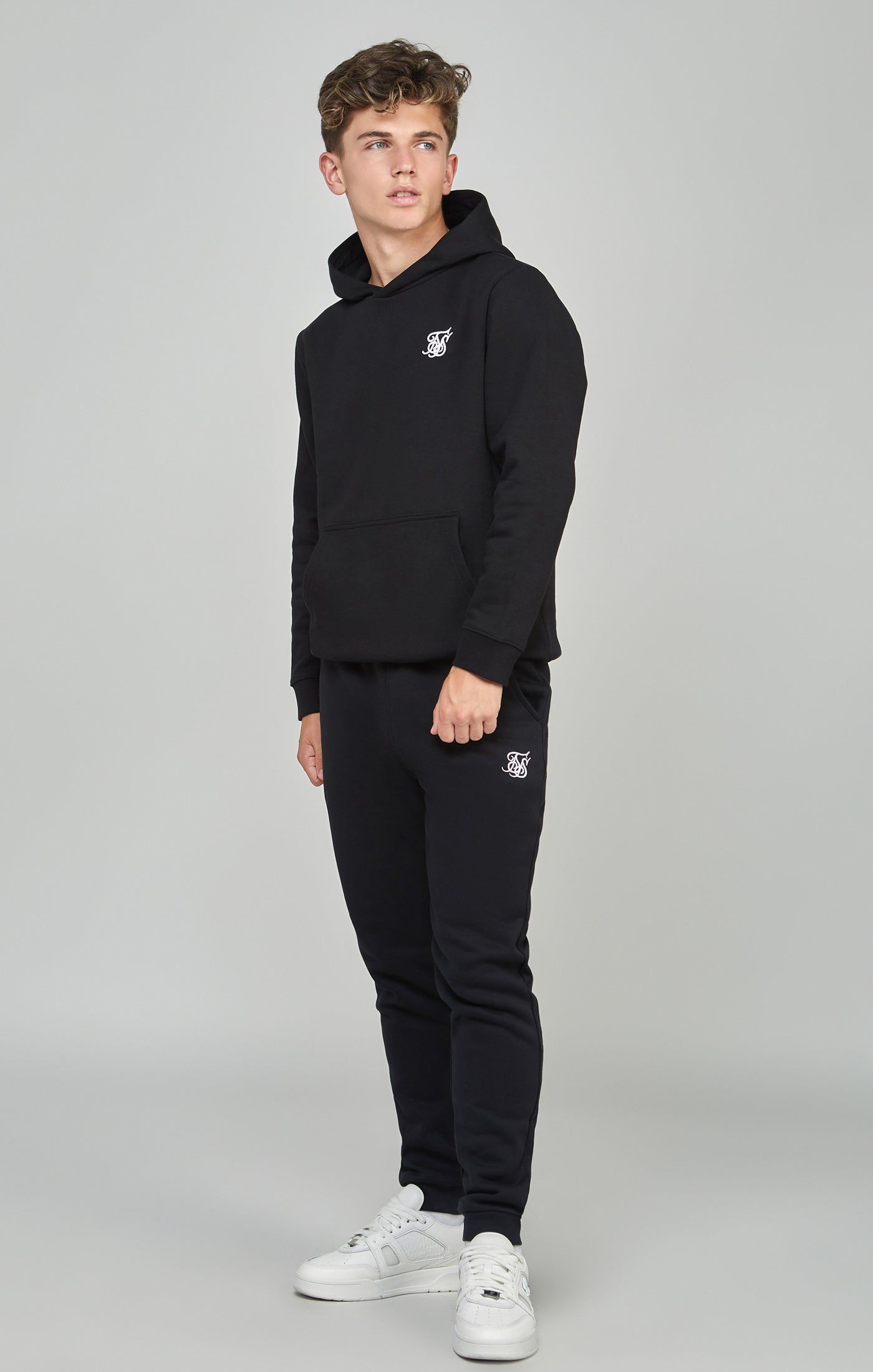 Boys Black Essentials Jogger sold by Siksilk product image thumbnail 3