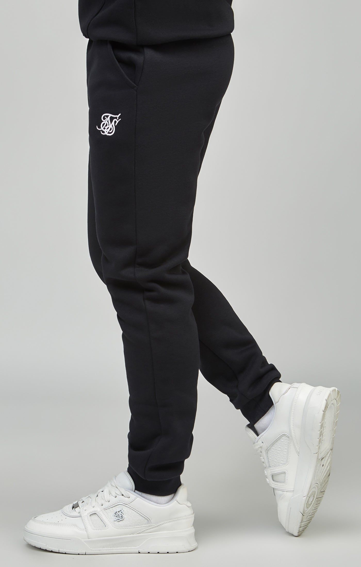 Boys Black Essentials Jogger sold by Siksilk product image thumbnail 2