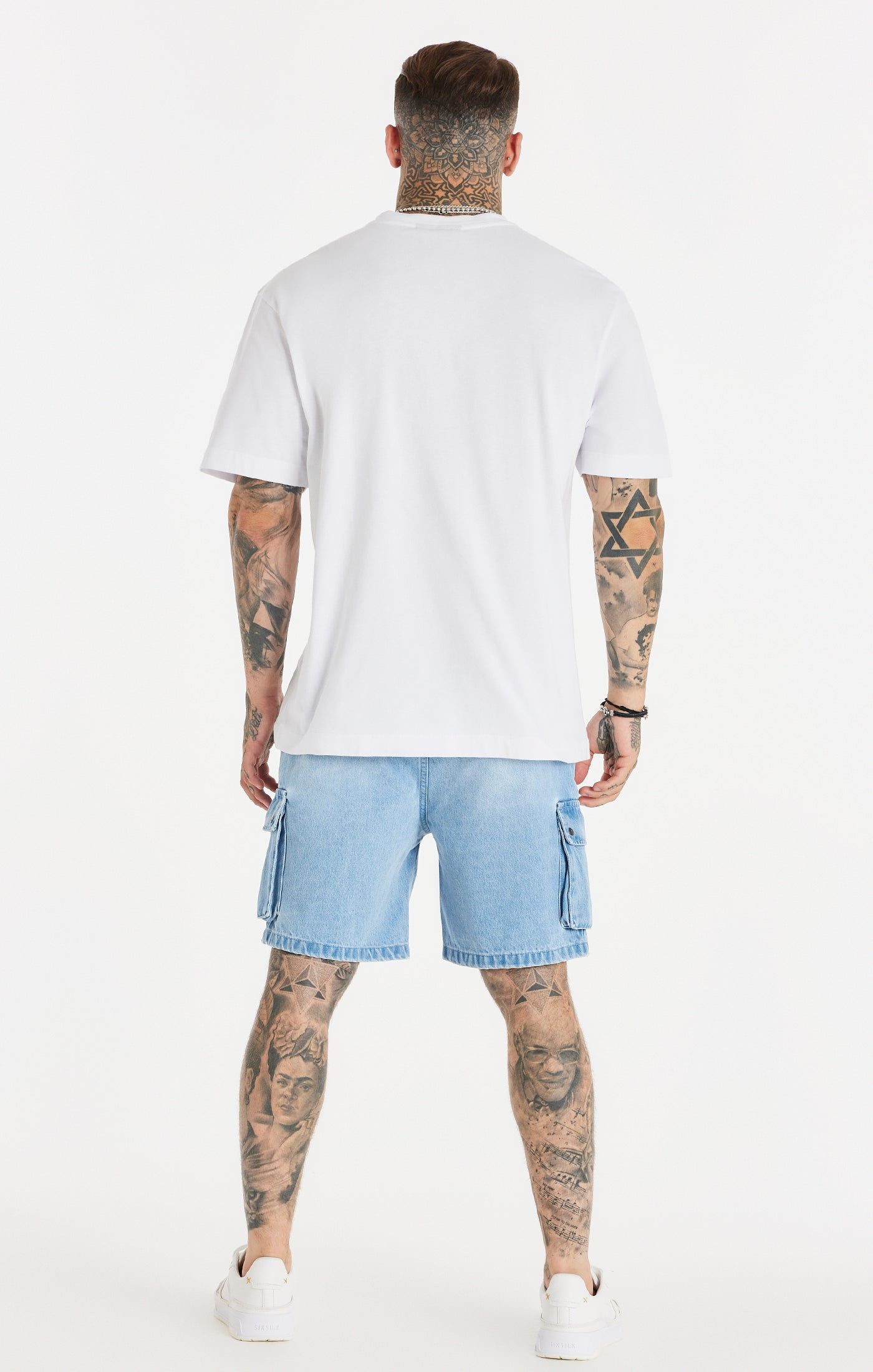 White Rhinestone Oversized T-Shirt sold by Siksilk product image thumbnail 5