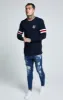 SikSilk Tournament Tee - Navy sold by Siksilk