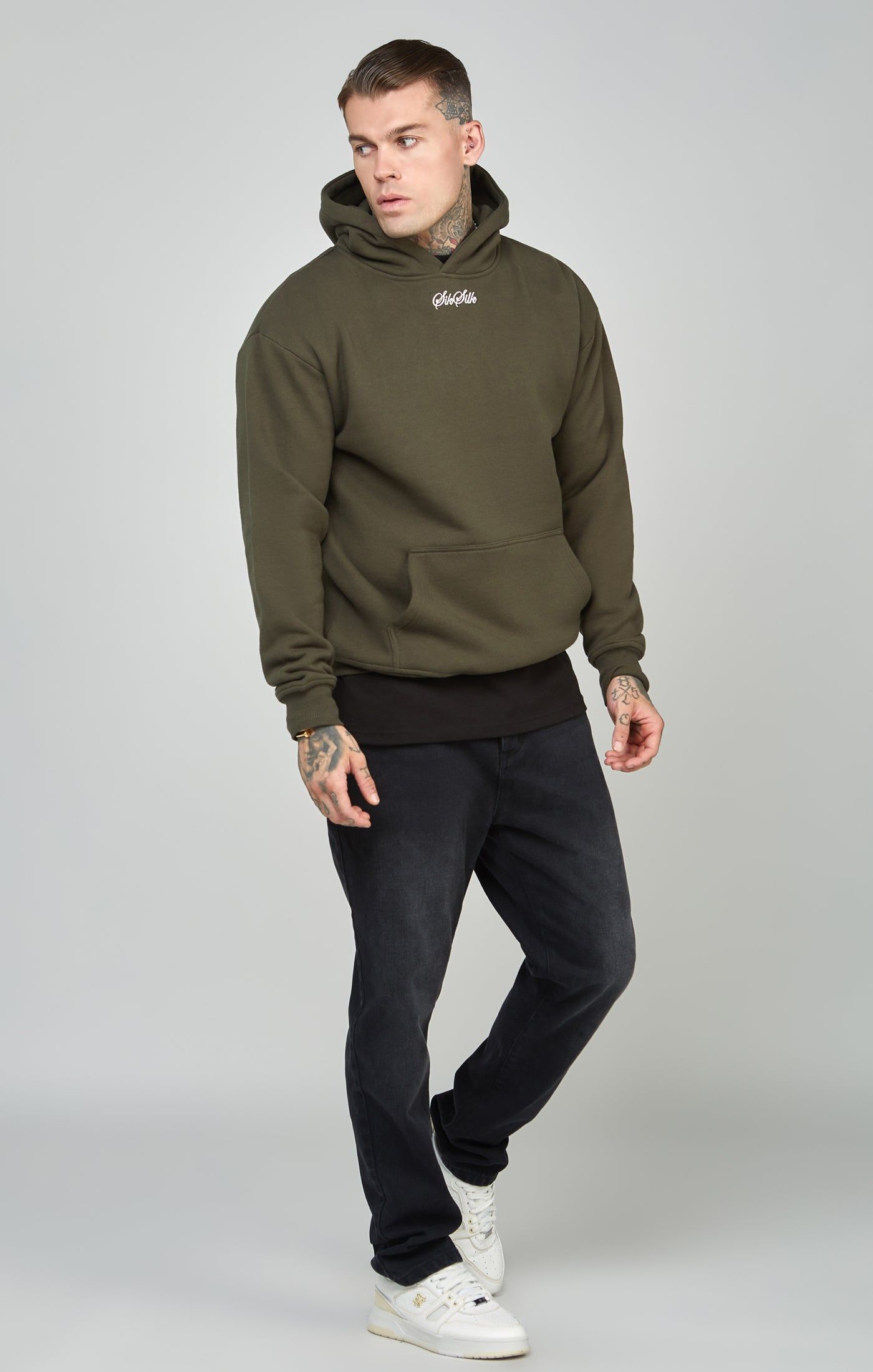 Script Logo Oversized Hoodie sold by Siksilk product image thumbnail 3