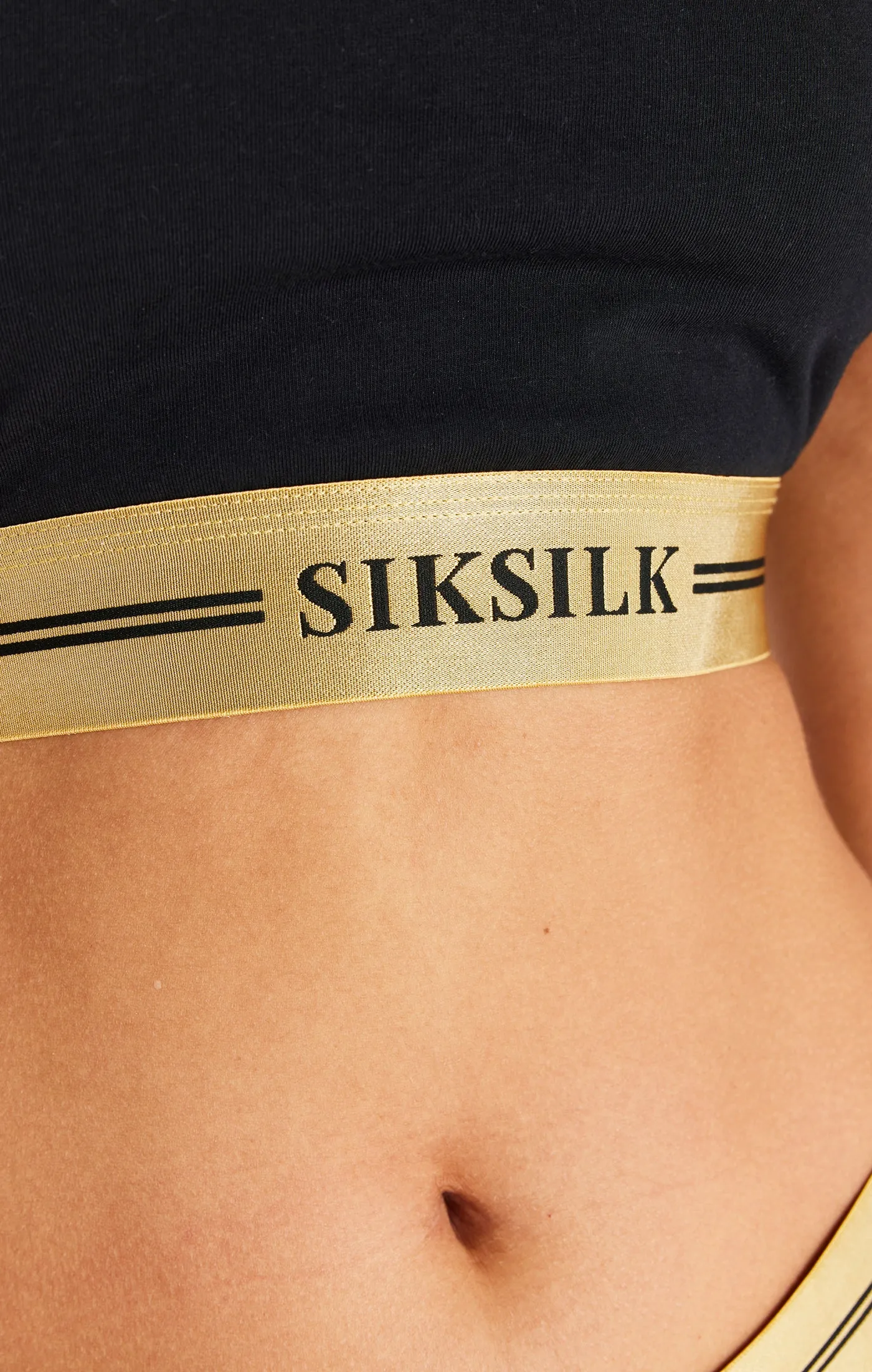 Black Racerback Bralette sold by Siksilk product image thumbnail 2