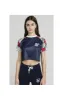 SikSilk Tropical Print Crop T-Shirt – Eclipse & Tropical sold by Siksilk