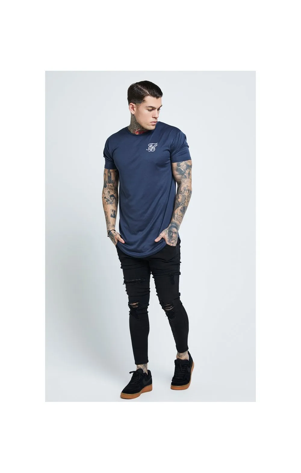 SikSilk Distressed Skinny Jeans – Black sold by Siksilk product image thumbnail 4