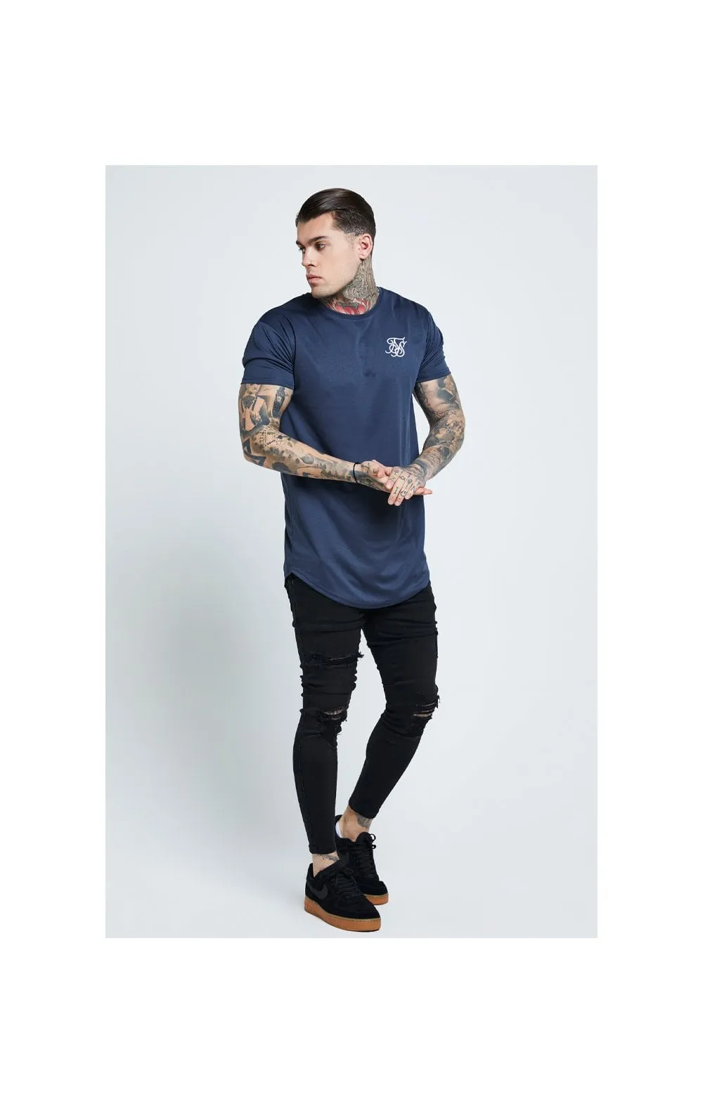 SikSilk Distressed Skinny Jeans – Black sold by Siksilk product image thumbnail 5